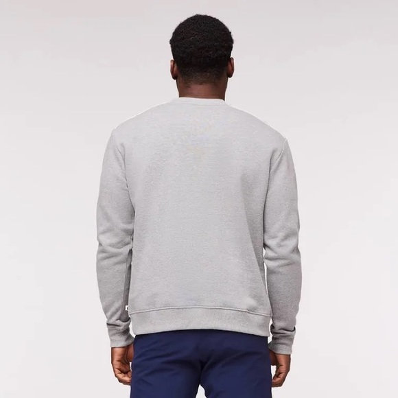 BRAND NWT Cotopaxi Men S Traveling Llama Organic Crew Sweatshirt in Heather - Picture 2 of 11